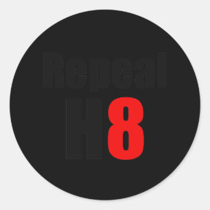 PEGATINA REDONDA REPETIR PROP 8 / REPETIR H8