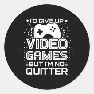 Pegatina Redonda Reproductor De Videojuegos - Pc Console Online Gam