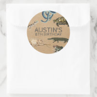 Reptile Mostrar Fiesta de Cumpleaños Gracias