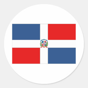 Pegatina Redonda República Dominicana