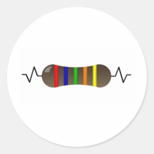 Pegatina Redonda Resista