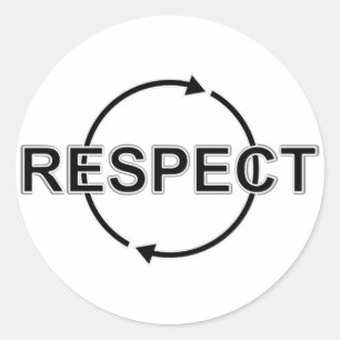 Pegatina Redonda Respeto