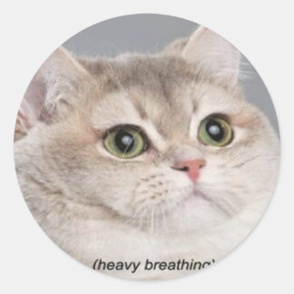 Pegatina Redonda *respiración pesada*