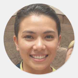 Pegatina Redonda Respirar