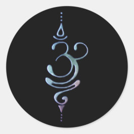 Pegatina Redonda Respirar 1