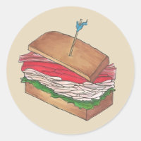Restaurante de sándwich Turkey Club Diner Foodie F