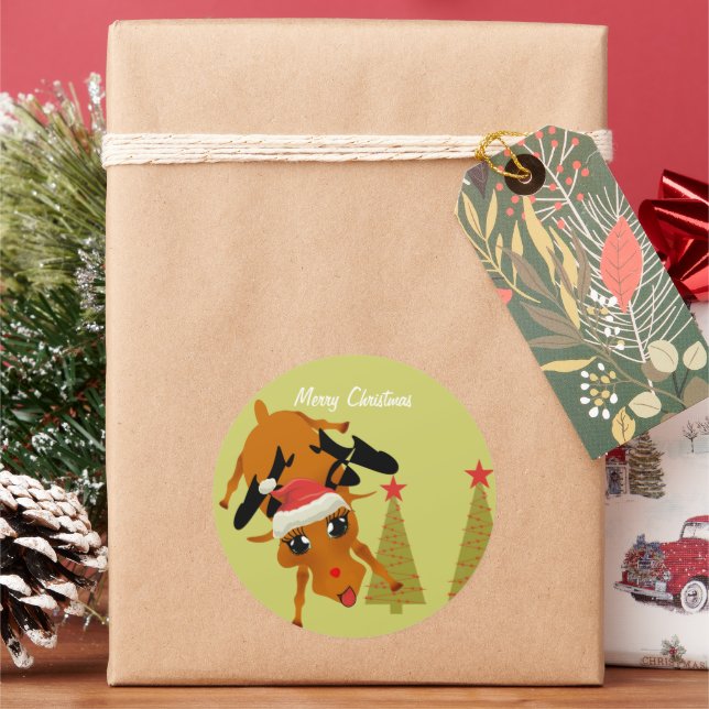 Pegatina Redonda Resto del mundo (Vacaciones)