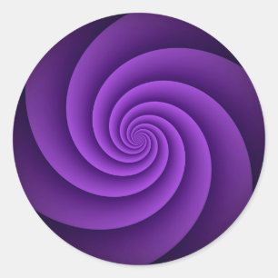 Pegatina Redonda Resumen Antecedentes Espirales suaves IV