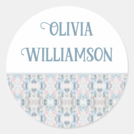 Pegatina Redonda Resumen de Pegatinas de regalos personalizados de 