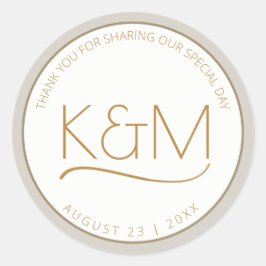 Pegatina Redonda Resumen Purpurina Strata Boda Gracias St ID903