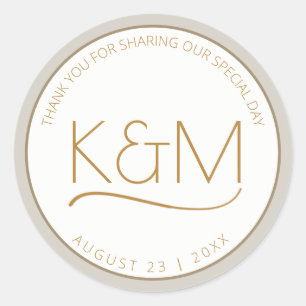 Pegatina Redonda Resumen Purpurina Strata Boda Gracias St ID903