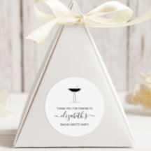 Retro Bubbly Champagne Coupe Glass Bachelorette