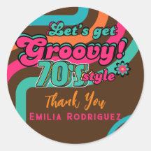 Retro Disco del personalizado 70 Boogie Groovy