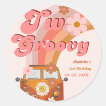 Retro dos Groovy Daisy Flower Birday Party