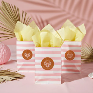 Pegatina Redonda Retro Tropical Palm Tree Pickleball Brillante Duch