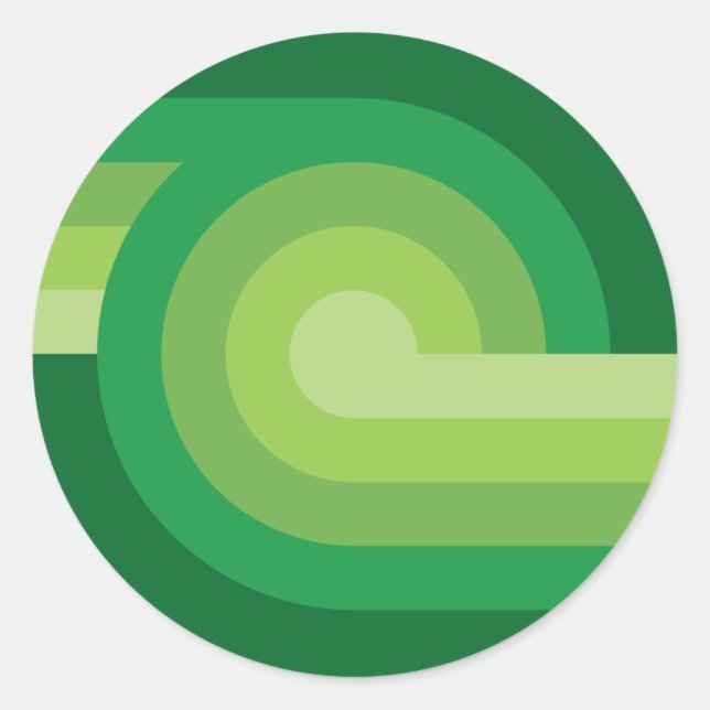 Pegatina Redonda retroamor9 (Anverso)