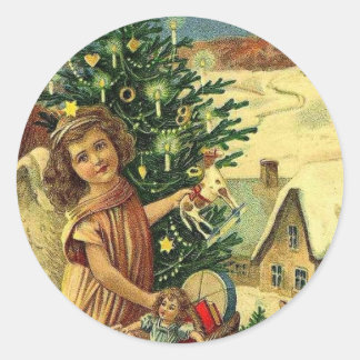 PEGATINA REDONDA REUNIONES DE NAVIDAD ASORCIADAS INTERNACIONALES