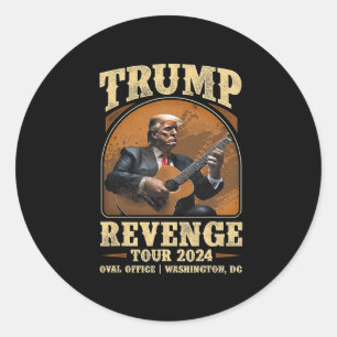 Pegatina Redonda Revenge Tour 2024 1