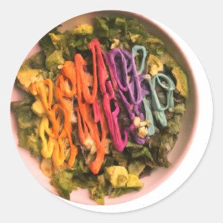 Pegatina Redonda "Reveridad itinerante"