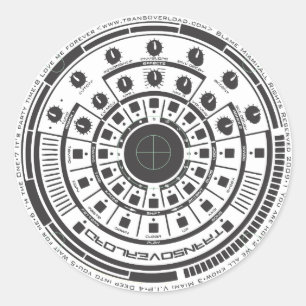 Pegatina Redonda Revolución