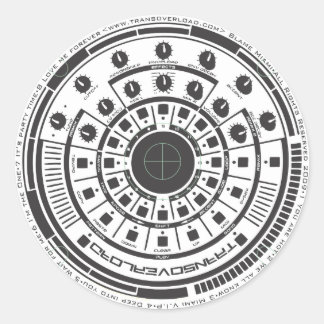 Pegatina Redonda Revolución