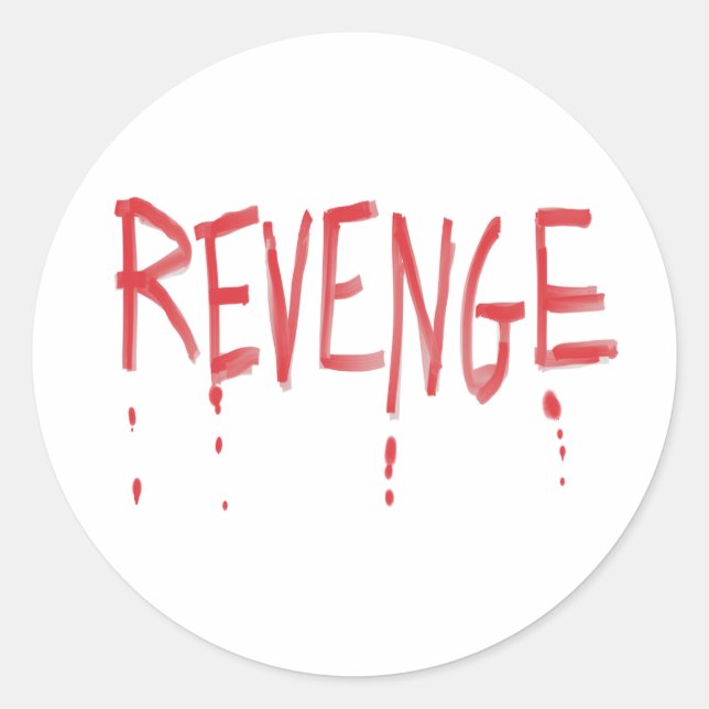 Pegatina Redonda Revolución (Anverso)