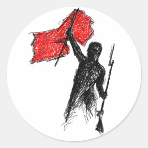 Pegatina Redonda ¡Revolucionario!
