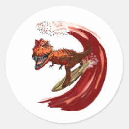 Pegatina Redonda Rex SuRfinG