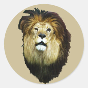 Pegatina Redonda Rey imperfecto