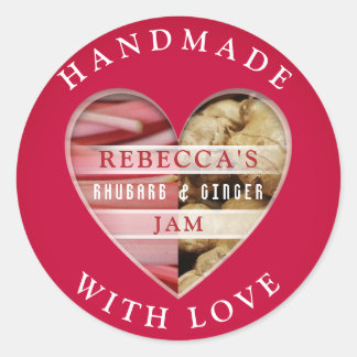 Pegatina Redonda Rhubarb y Ginger Jam