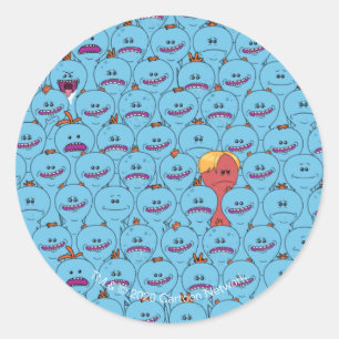 Pegatina Redonda RICK AND MORTY™   Kirkland Sr. Meeseeks