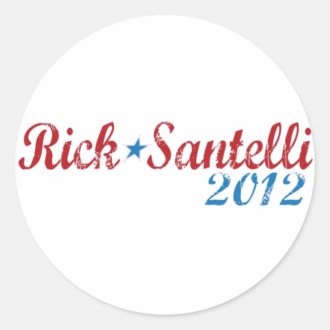 Pegatina Redonda Rick Santelli 2012 (Anverso)