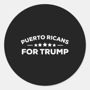 Pegatina Redonda Ricos Para Trump 2020 Divertidos Camisas De Regalo