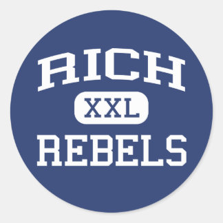 Pegatina Redonda Ricos - Rebeldes - Rich High School - Randolph Uta