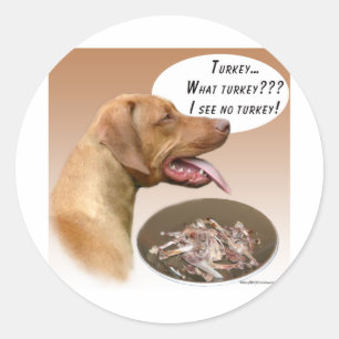 Pegatina Redonda Ridgeback Turquía