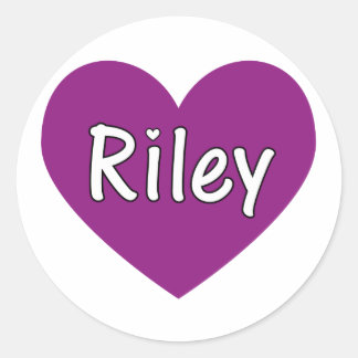 Pegatina Redonda Riley