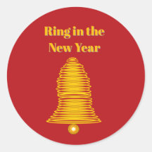 Ring in the New Year Envelope Seals