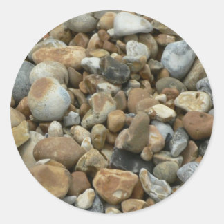 Pegatina Redonda Río Pebbles