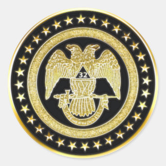 Pegatina Redonda Rita escocesa 32