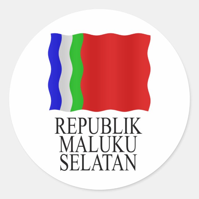 Pegatina Redonda RMS flag (Anverso)