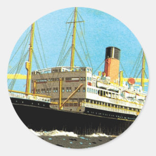 Pegatina Redonda RMS Staffordshire