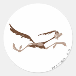 Pegatina Redonda ROAD RUNNER™ en ejecución