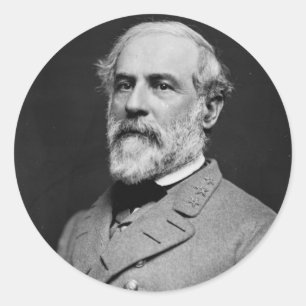 PEGATINA REDONDA ROBERT E. LEE