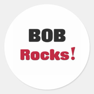Pegatina Redonda Rocas Bobbie