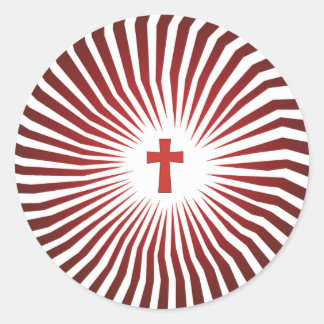 Pegatina Redonda Rocas de Dios - Gear de rock cristiano