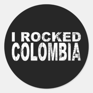 Pegatina Redonda Rocío por Colombia