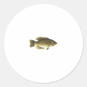 Pegatina Redonda Rock Bass