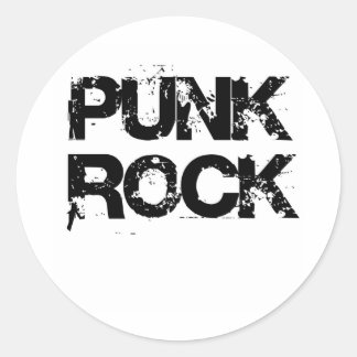 PEGATINA REDONDA ROCK DE PUNK