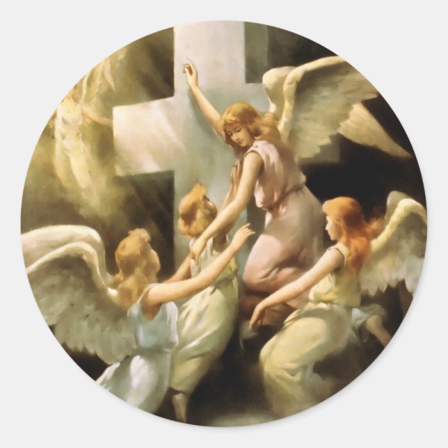 Pegatina Redonda Rock of Eges (Anverso)