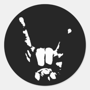 Pegatina Redonda Rock of Shadows